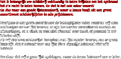 Het is belangrijk uw schilderij vakkundig te laten inlijsten om het optimaal tot z'n recht te laten komen. En dat is het ook zeker waard!