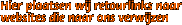 Hier plaatsen wij retourlinks naar websites die naar ons verwijzen